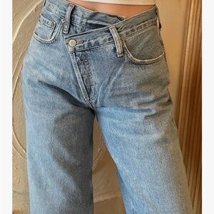 Criss cross Agolde jeans